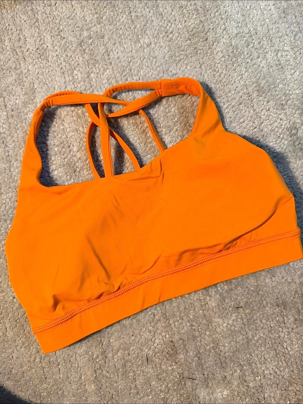 Lululemon Energy Orange Sports Bra